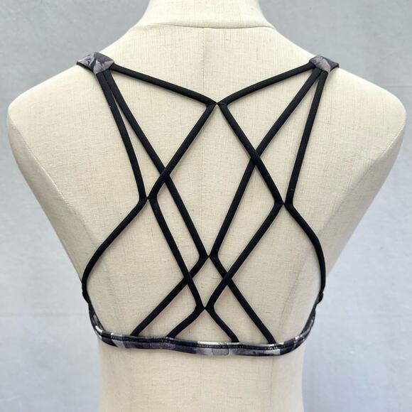 Lululemon Free To Be‎ Zen Bra Mini Obscurred Black Dusty Mauve/Black size 8 - Picture 14 of 14